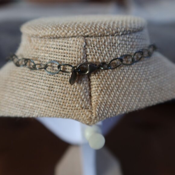 Black onyx beads and sterling silver Sherzada necklace pendant up to 18.25" - Picture 7 of 13